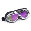 Ski Goggles For Motorcycle And Bicycle Half Helmets - Blue - Image 2